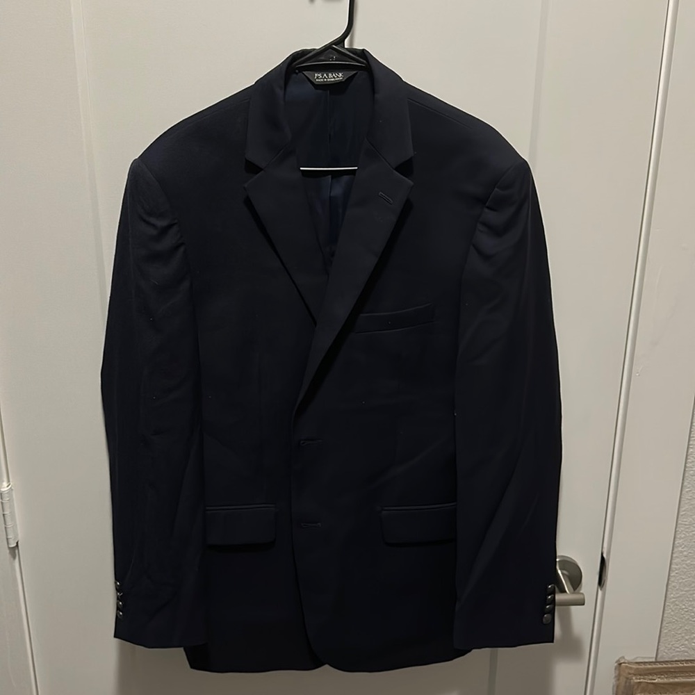 44L Jos A Bank Navy Sportscoat